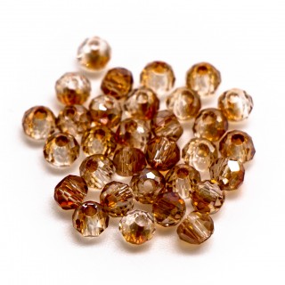 Бусины рондели 2*2мм (карамельный прозрачный)